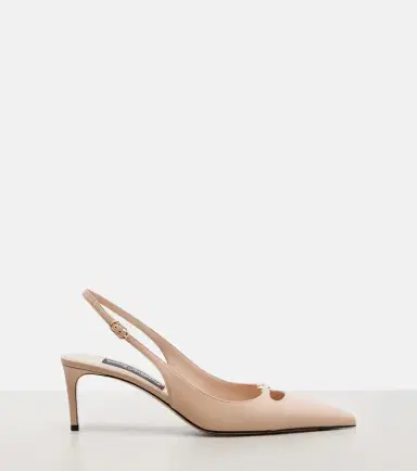 Dolce & Gabbana Lollo DG leather slingback pumps | Thumbnail 2 Dolce & Gabbana Lollo DG leather slingback pumps | Thumbnail 2