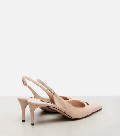 Dolce & Gabbana Lollo DG leather slingback pumps | Thumbnail 3 Dolce & Gabbana Lollo DG leather slingback pumps | Thumbnail 3
