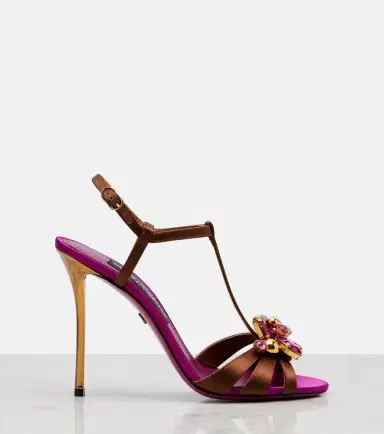 Dolce & Gabbana Keira 2.0 embellished satin sandals | Thumbnail 2 Dolce & Gabbana Keira 2.0 embellished satin sandals | Thumbnail 2