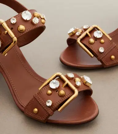 Dolce & Gabbana Keira embellished leather sandals | Thumbnail 4 Dolce & Gabbana Keira embellished leather sandals | Thumbnail 4
