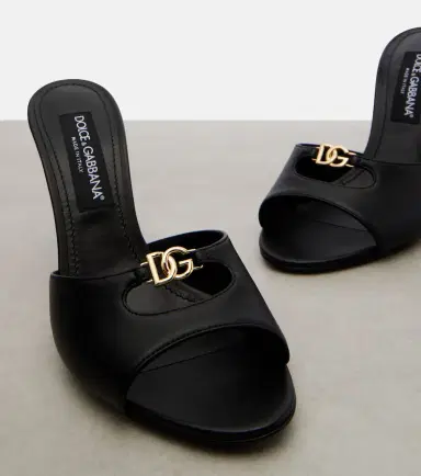 Dolce & Gabbana DG leather mules | Thumbnail 2 Dolce & Gabbana DG leather mules | Thumbnail 2