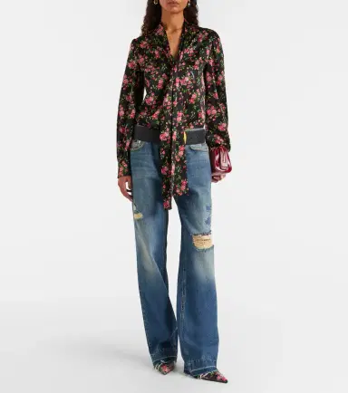 Dolce & Gabbana Lollo 60 floral leather slingback pumps | Thumbnail 6 Dolce & Gabbana Lollo 60 floral leather slingback pumps | Thumbnail 6