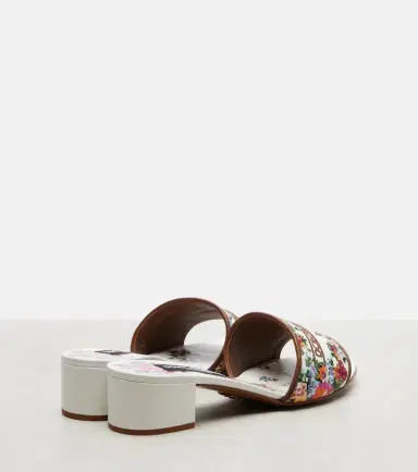 Dolce & Gabbana Floral leather-trimmed mules | Thumbnail 3 Dolce & Gabbana Floral leather-trimmed mules | Thumbnail 3