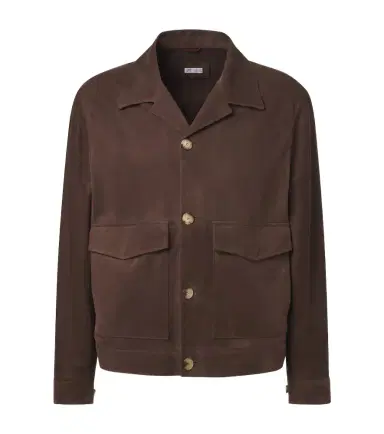Brunello Cucinelli Suede jacket | Thumbnail 1 Brunello Cucinelli Suede jacket | Thumbnail 1
