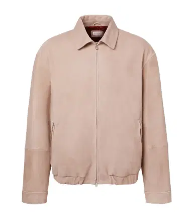 Brunello Cucinelli Suede blouson jacket | Thumbnail 1 Brunello Cucinelli Suede blouson jacket | Thumbnail 1