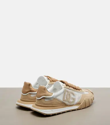 Dolce & Gabbana DG Athletic suede-trimmed sneakers | Thumbnail 4 Dolce & Gabbana DG Athletic suede-trimmed sneakers | Thumbnail 4