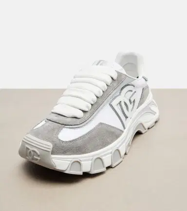 Dolce & Gabbana Runner suede-trimmed sneakers | Thumbnail 3 Dolce & Gabbana Runner suede-trimmed sneakers | Thumbnail 3