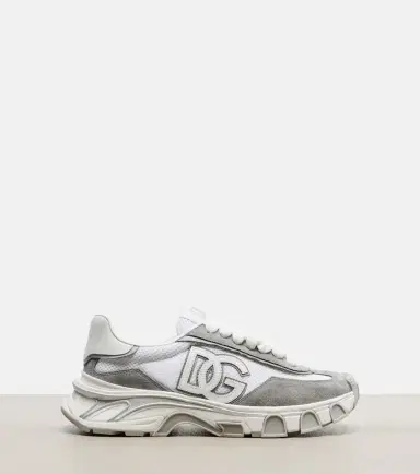 Dolce & Gabbana Runner suede-trimmed sneakers | Thumbnail 4 Dolce & Gabbana Runner suede-trimmed sneakers | Thumbnail 4
