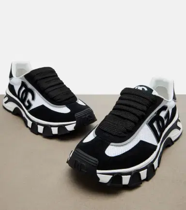 Dolce & Gabbana DG Country Road suede-trimmed sneakers | Thumbnail 2 Dolce & Gabbana DG Country Road suede-trimmed sneakers | Thumbnail 2