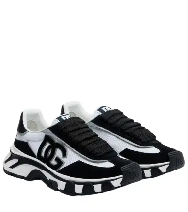 Dolce & Gabbana DG Country Road suede-trimmed sneakers | Thumbnail 1 Dolce & Gabbana DG Country Road suede-trimmed sneakers | Thumbnail 1