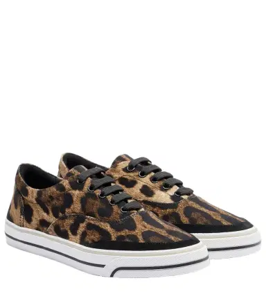 Dolce & Gabbana Leopard-print canvas sneakers | Thumbnail 1 Dolce & Gabbana Leopard-print canvas sneakers | Thumbnail 1