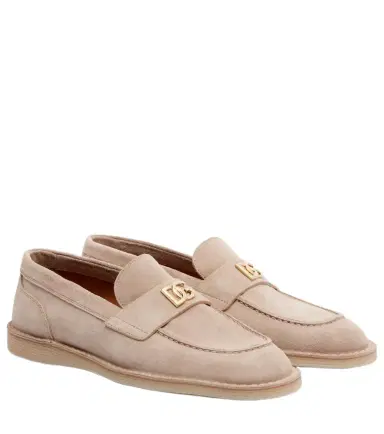 Dolce & Gabbana DG suede loafers | Thumbnail 1 Dolce & Gabbana DG suede loafers | Thumbnail 1