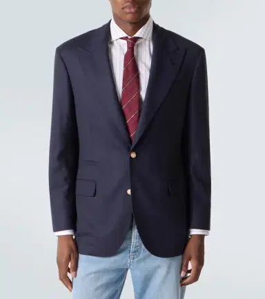 Brunello Cucinelli Virgin wool blazer | Thumbnail 3 Brunello Cucinelli Virgin wool blazer | Thumbnail 3