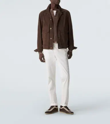 Brunello Cucinelli Ribbed-knit linen and cotton polo sweater | Thumbnail 2 Brunello Cucinelli Ribbed-knit linen and cotton polo sweater | Thumbnail 2