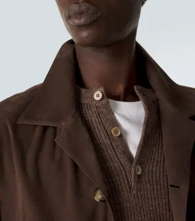Brunello Cucinelli Ribbed-knit linen and cotton polo sweater | Thumbnail 5 Brunello Cucinelli Ribbed-knit linen and cotton polo sweater | Thumbnail 5