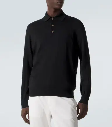 Brunello Cucinelli Cotton polo sweater | Thumbnail 3 Brunello Cucinelli Cotton polo sweater | Thumbnail 3