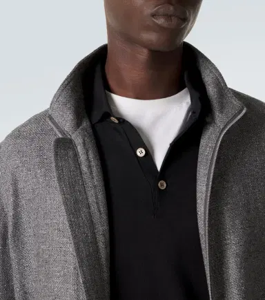 Brunello Cucinelli Cotton polo sweater | Thumbnail 6 Brunello Cucinelli Cotton polo sweater | Thumbnail 6