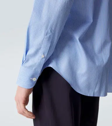 Brioni Striped cotton poplin shirt | Thumbnail 2 Brioni Striped cotton poplin shirt | Thumbnail 2
