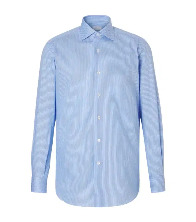 Striped cotton poplin shirt Striped cotton poplin shirt