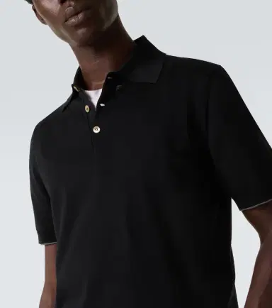 Brunello Cucinelli Cotton piqué polo shirt | Thumbnail 4 Brunello Cucinelli Cotton piqué polo shirt | Thumbnail 4