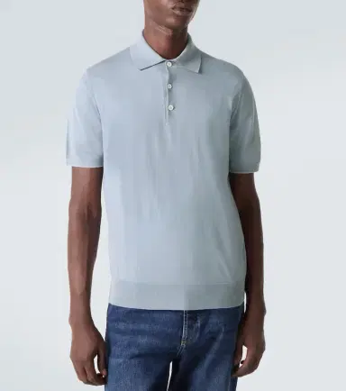 Brunello Cucinelli Cotton piqué polo shirt | Thumbnail 5 Brunello Cucinelli Cotton piqué polo shirt | Thumbnail 5