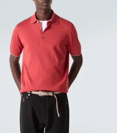 Brunello Cucinelli Cotton piqué polo shirt | Thumbnail 5 Brunello Cucinelli Cotton piqué polo shirt | Thumbnail 5