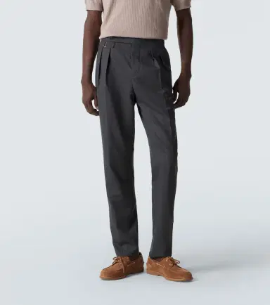Brunello Cucinelli Virgin wool straight pants | Thumbnail 3 Brunello Cucinelli Virgin wool straight pants | Thumbnail 3