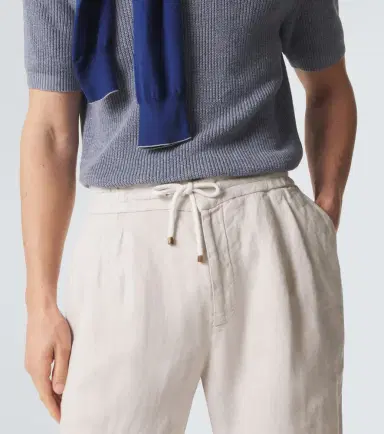 Brunello Cucinelli Linen Bermuda shorts | Thumbnail 2 Brunello Cucinelli Linen Bermuda shorts | Thumbnail 2