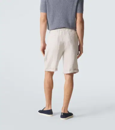 Brunello Cucinelli Linen Bermuda shorts | Thumbnail 4 Brunello Cucinelli Linen Bermuda shorts | Thumbnail 4