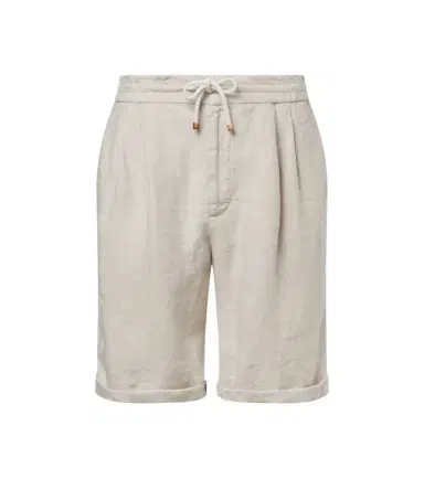 Brunello Cucinelli Linen Bermuda shorts | Thumbnail 1 Brunello Cucinelli Linen Bermuda shorts | Thumbnail 1