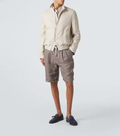 Brunello Cucinelli Linen shorts | Thumbnail 2 Brunello Cucinelli Linen shorts | Thumbnail 2