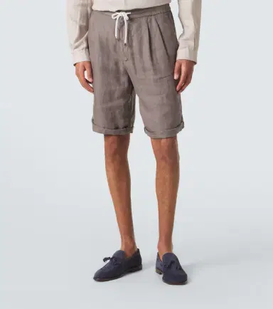 Brunello Cucinelli Linen shorts | Thumbnail 3 Brunello Cucinelli Linen shorts | Thumbnail 3