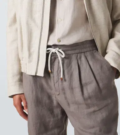 Brunello Cucinelli Linen shorts | Thumbnail 4 Brunello Cucinelli Linen shorts | Thumbnail 4