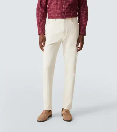 Brunello Cucinelli Mid-rise straight jeans | Thumbnail 4 Brunello Cucinelli Mid-rise straight jeans | Thumbnail 4