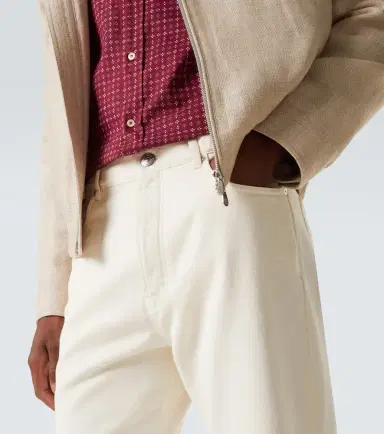 Brunello Cucinelli Mid-rise straight jeans | Thumbnail 5 Brunello Cucinelli Mid-rise straight jeans | Thumbnail 5