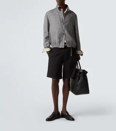 Brunello Cucinelli Cotton-blend Bermuda shorts | Thumbnail 3 Brunello Cucinelli Cotton-blend Bermuda shorts | Thumbnail 3