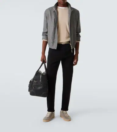 Brunello Cucinelli Mid-rise straight jeans | Thumbnail 2 Brunello Cucinelli Mid-rise straight jeans | Thumbnail 2