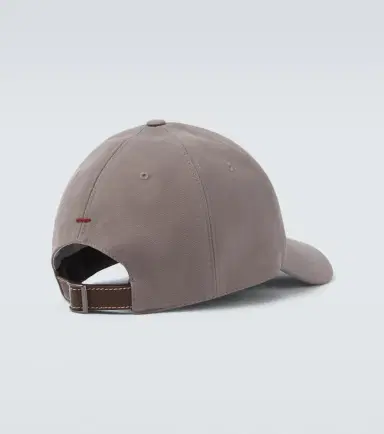 Brunello Cucinelli Logo embroidered cotton baseball cap | Thumbnail 2 Brunello Cucinelli Logo embroidered cotton baseball cap | Thumbnail 2