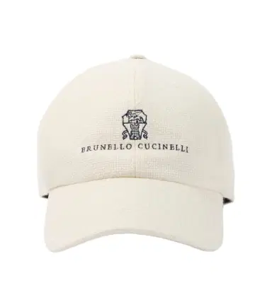 Brunello Cucinelli Logo silk, linen, and wool baseball cap | Thumbnail 1 Brunello Cucinelli Logo silk, linen, and wool baseball cap | Thumbnail 1