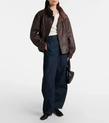Lemaire Leather blouson jacket | Thumbnail 2 Lemaire Leather blouson jacket | Thumbnail 2