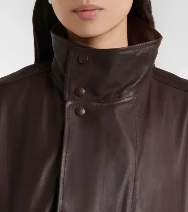 Lemaire Leather blouson jacket | Thumbnail 3 Lemaire Leather blouson jacket | Thumbnail 3