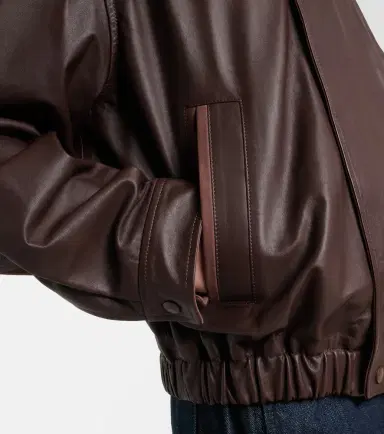 Lemaire Leather blouson jacket | Thumbnail 5 Lemaire Leather blouson jacket | Thumbnail 5