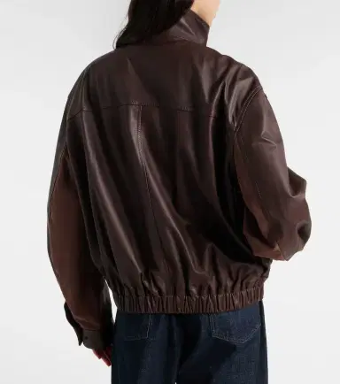 Lemaire Leather blouson jacket | Thumbnail 6 Lemaire Leather blouson jacket | Thumbnail 6
