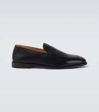 Brunello Cucinelli Woven leather penny loafers | Thumbnail 4 Brunello Cucinelli Woven leather penny loafers | Thumbnail 4