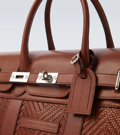 Brunello Cucinelli Country leather tote bag | Thumbnail 2 Brunello Cucinelli Country leather tote bag | Thumbnail 2