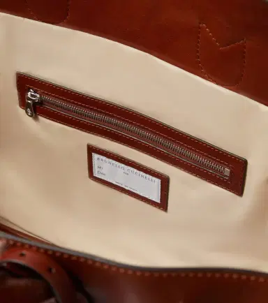 Brunello Cucinelli Country leather tote bag | Thumbnail 4 Brunello Cucinelli Country leather tote bag | Thumbnail 4