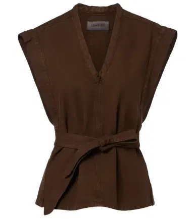 Lemaire Belted cotton twill top | Thumbnail 1 Lemaire Belted cotton twill top | Thumbnail 1