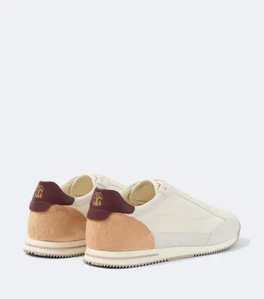 Brunello Cucinelli Suede-trimmed leather sneakers | Thumbnail 5 Brunello Cucinelli Suede-trimmed leather sneakers | Thumbnail 5