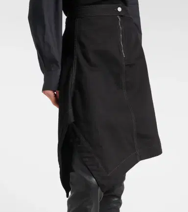 Lemaire Asymmetric denim midi skirt | Thumbnail 4 Lemaire Asymmetric denim midi skirt | Thumbnail 4