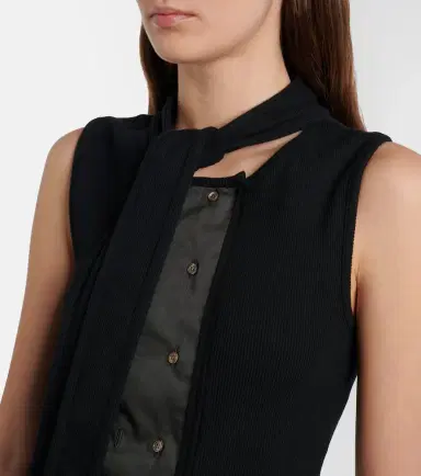 Lemaire Asymmetric cotton and linen top | Thumbnail 6 Lemaire Asymmetric cotton and linen top | Thumbnail 6